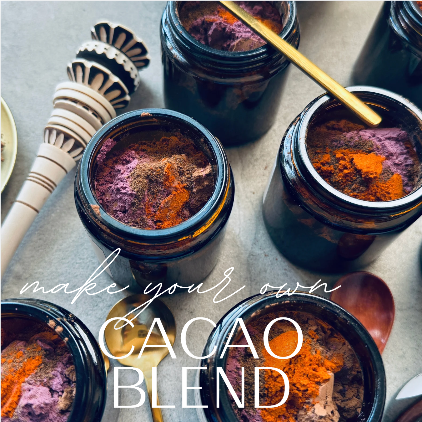 Create Your Own Cacao Blend + Cacao Ceremony and Sound Bath